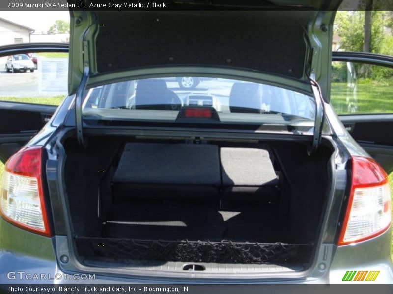 Azure Gray Metallic / Black 2009 Suzuki SX4 Sedan LE