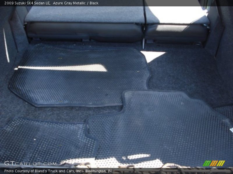 Azure Gray Metallic / Black 2009 Suzuki SX4 Sedan LE
