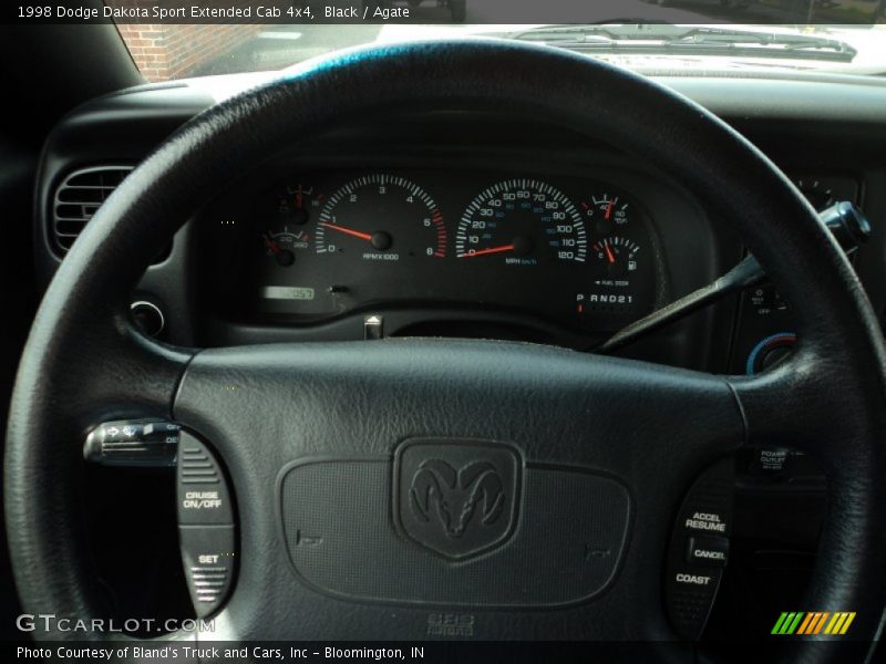 Black / Agate 1998 Dodge Dakota Sport Extended Cab 4x4