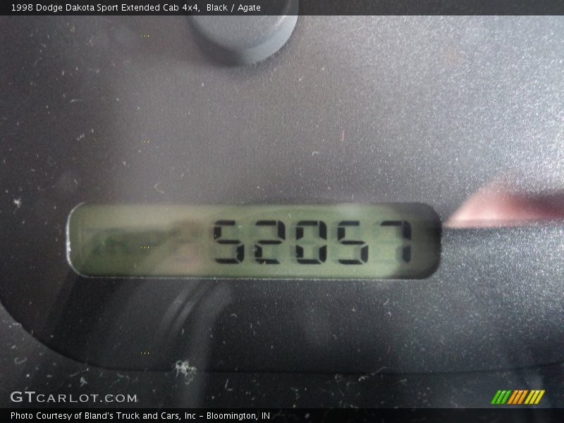 Black / Agate 1998 Dodge Dakota Sport Extended Cab 4x4