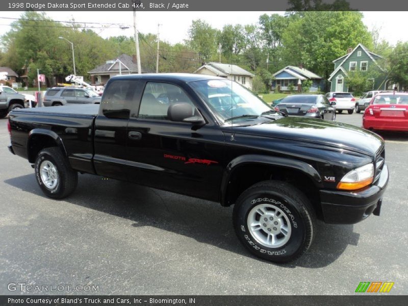 Black / Agate 1998 Dodge Dakota Sport Extended Cab 4x4