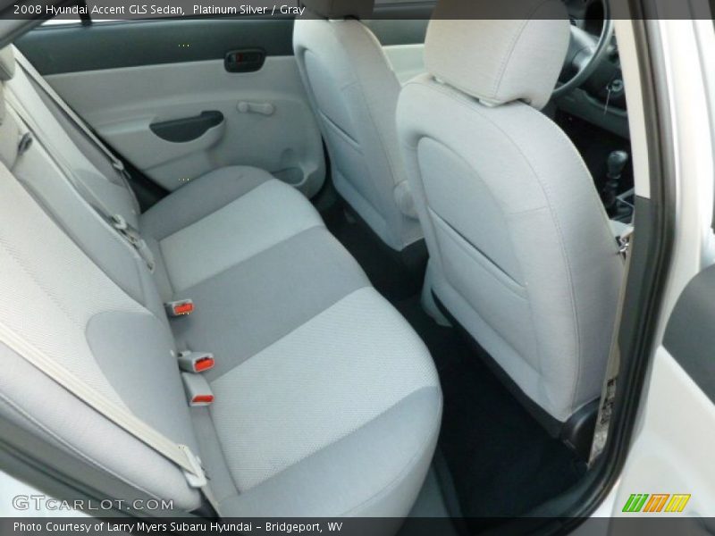 Platinum Silver / Gray 2008 Hyundai Accent GLS Sedan
