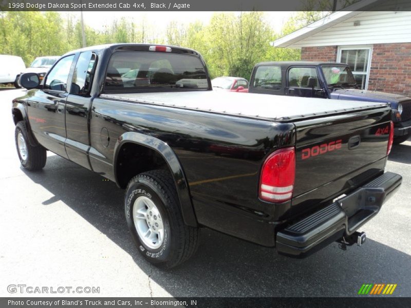 Black / Agate 1998 Dodge Dakota Sport Extended Cab 4x4