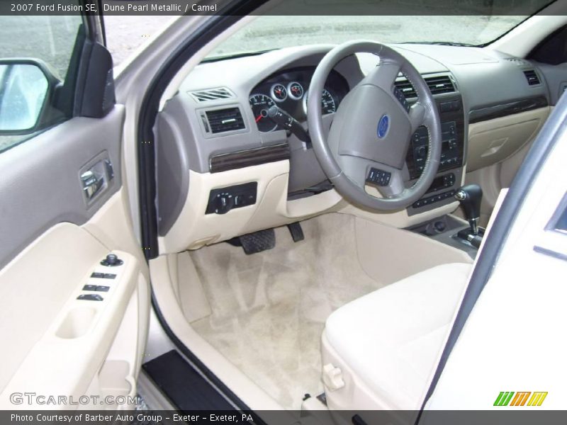 Dune Pearl Metallic / Camel 2007 Ford Fusion SE
