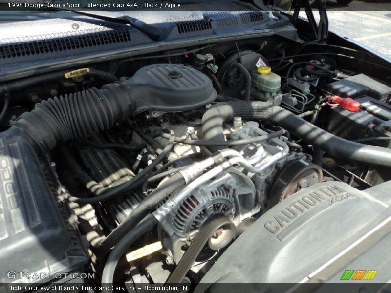 Black / Agate 1998 Dodge Dakota Sport Extended Cab 4x4