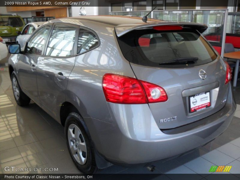 Gotham Gray / Gray 2009 Nissan Rogue S AWD