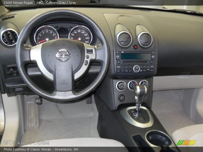 Gotham Gray / Gray 2009 Nissan Rogue S AWD
