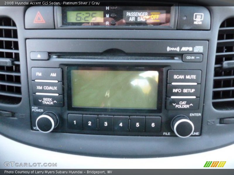 Platinum Silver / Gray 2008 Hyundai Accent GLS Sedan