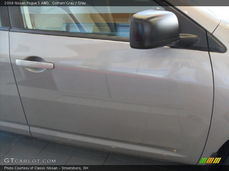 Gotham Gray / Gray 2009 Nissan Rogue S AWD