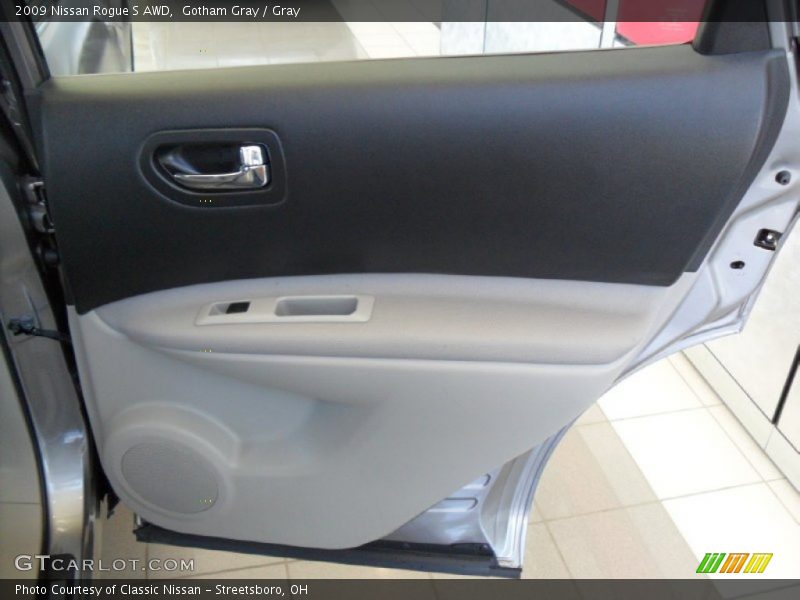 Gotham Gray / Gray 2009 Nissan Rogue S AWD