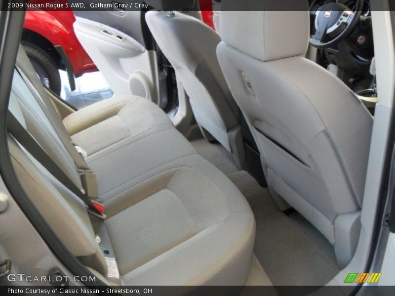 Gotham Gray / Gray 2009 Nissan Rogue S AWD