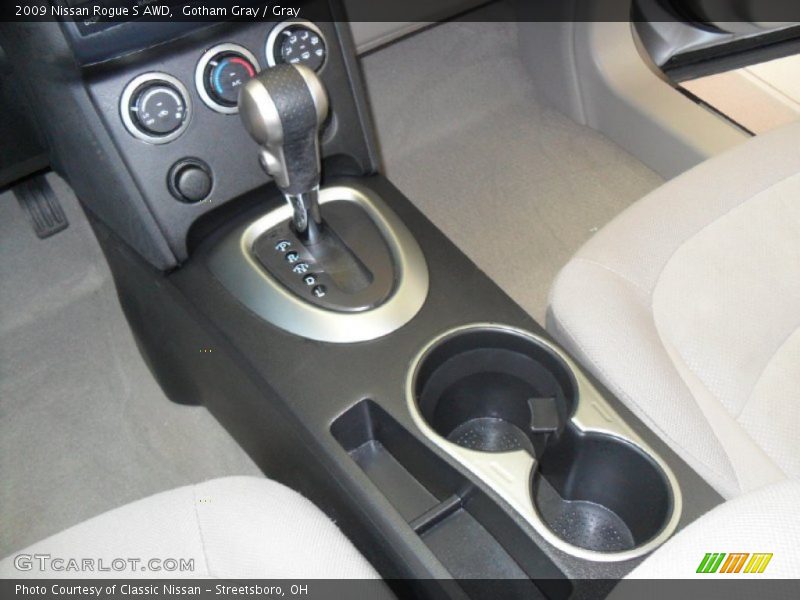 Gotham Gray / Gray 2009 Nissan Rogue S AWD