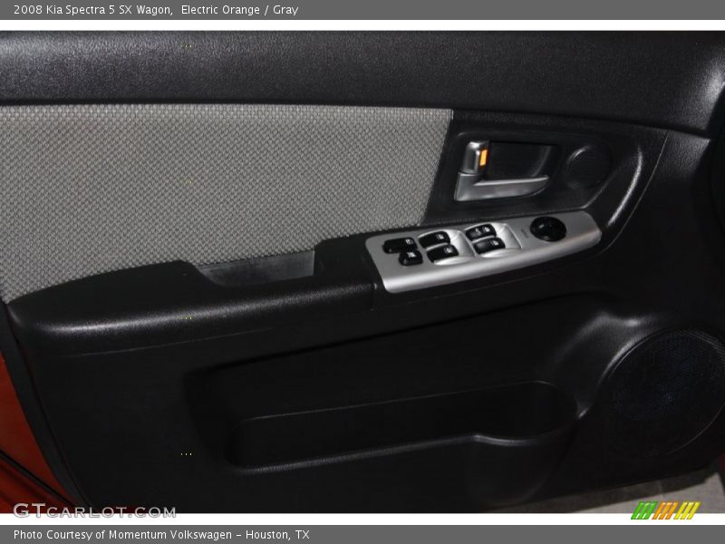 Electric Orange / Gray 2008 Kia Spectra 5 SX Wagon