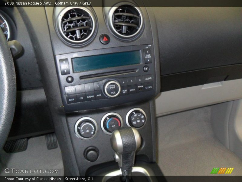 Gotham Gray / Gray 2009 Nissan Rogue S AWD