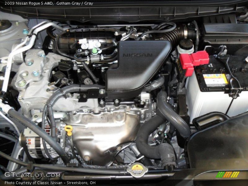 Gotham Gray / Gray 2009 Nissan Rogue S AWD