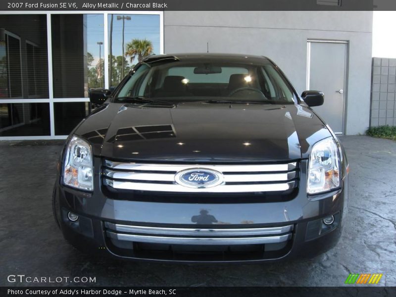 Alloy Metallic / Charcoal Black 2007 Ford Fusion SE V6