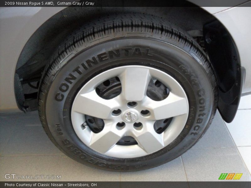 Gotham Gray / Gray 2009 Nissan Rogue S AWD