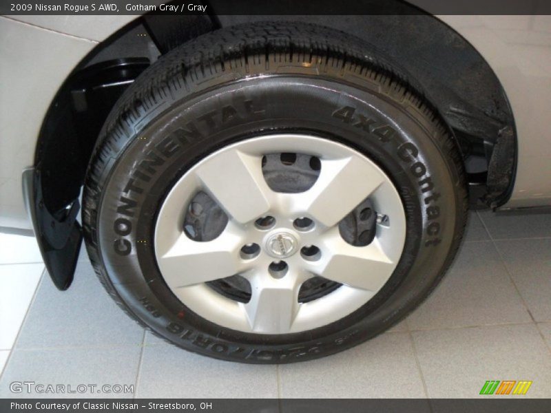 Gotham Gray / Gray 2009 Nissan Rogue S AWD