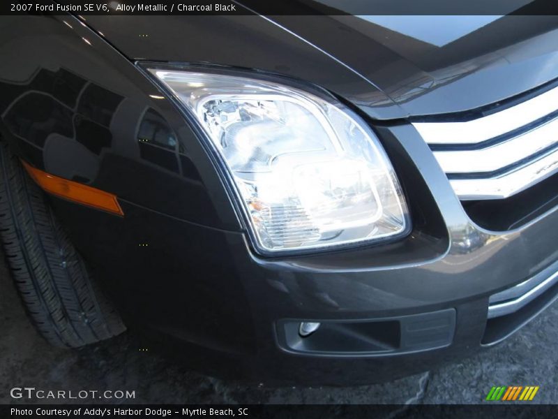 Alloy Metallic / Charcoal Black 2007 Ford Fusion SE V6