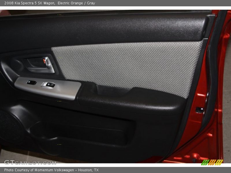 Electric Orange / Gray 2008 Kia Spectra 5 SX Wagon