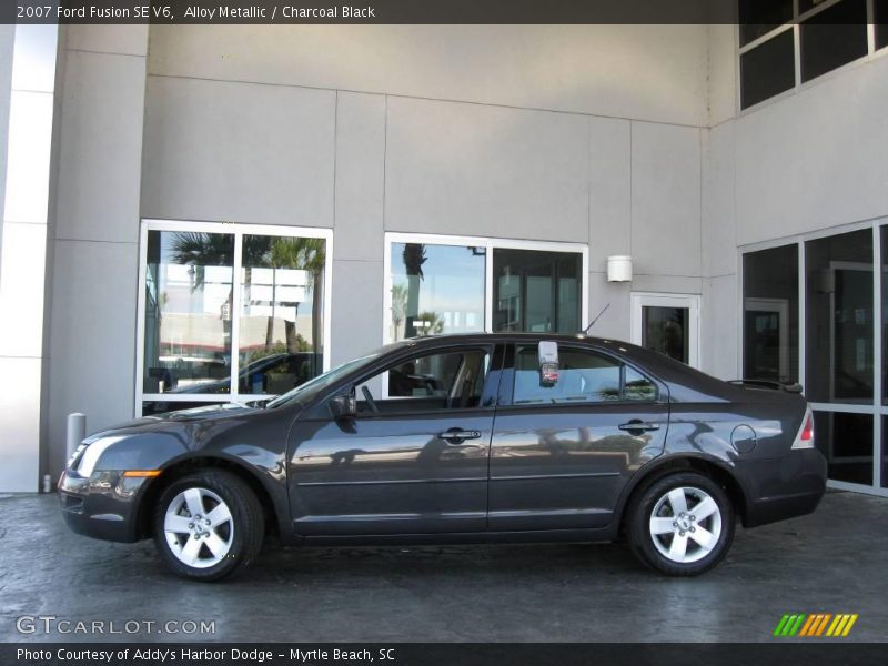 Alloy Metallic / Charcoal Black 2007 Ford Fusion SE V6