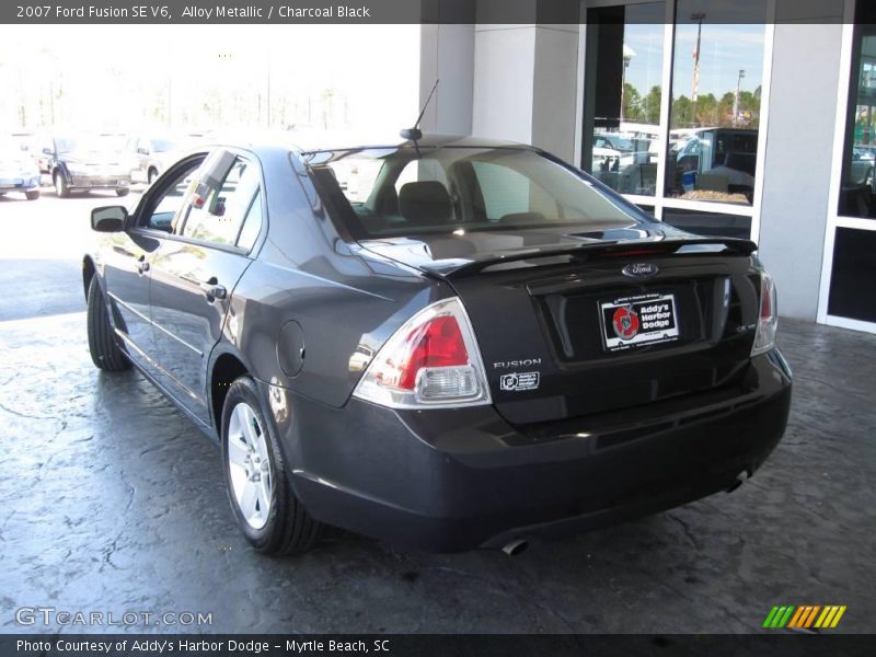 Alloy Metallic / Charcoal Black 2007 Ford Fusion SE V6
