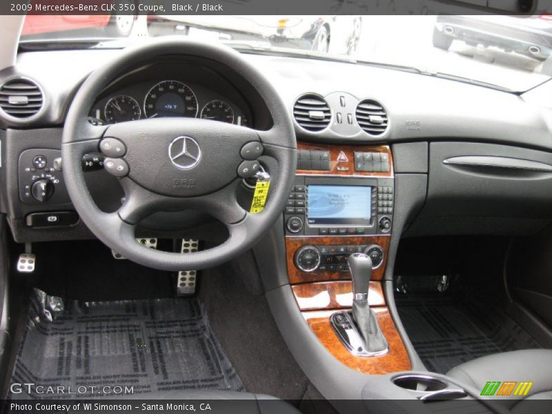 Black / Black 2009 Mercedes-Benz CLK 350 Coupe