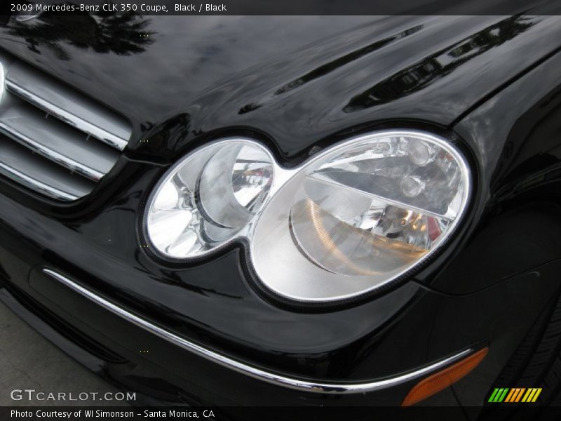 Black / Black 2009 Mercedes-Benz CLK 350 Coupe