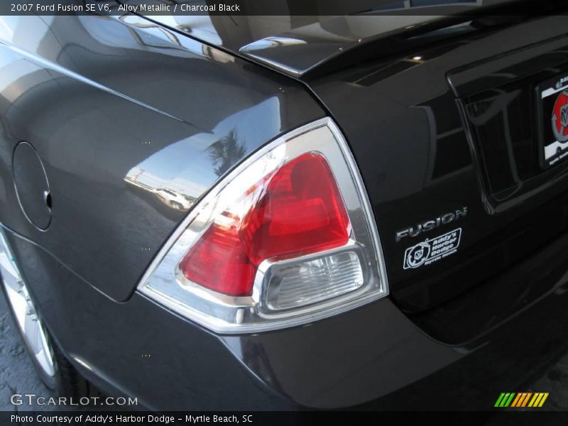 Alloy Metallic / Charcoal Black 2007 Ford Fusion SE V6