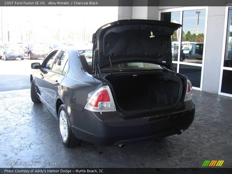 Alloy Metallic / Charcoal Black 2007 Ford Fusion SE V6