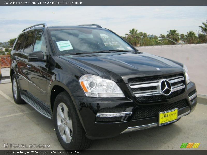 Black / Black 2012 Mercedes-Benz GL 450 4Matic