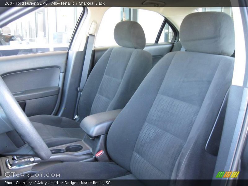 Alloy Metallic / Charcoal Black 2007 Ford Fusion SE V6
