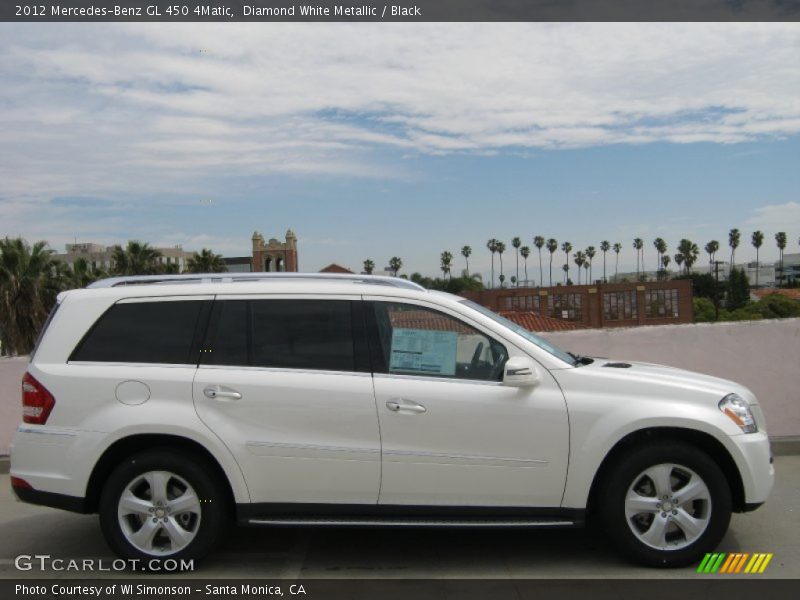 Diamond White Metallic / Black 2012 Mercedes-Benz GL 450 4Matic