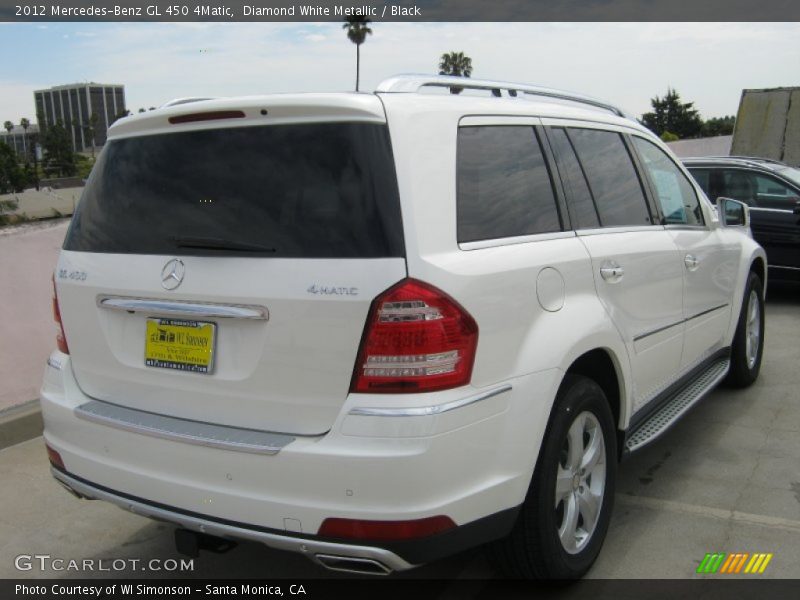 Diamond White Metallic / Black 2012 Mercedes-Benz GL 450 4Matic