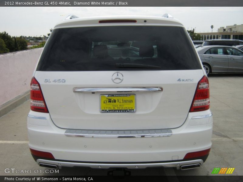 Diamond White Metallic / Black 2012 Mercedes-Benz GL 450 4Matic