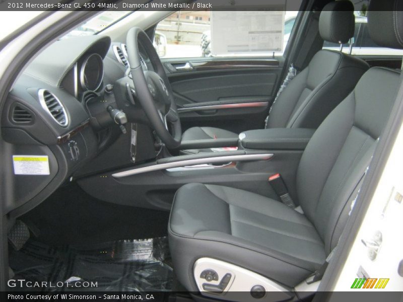 Diamond White Metallic / Black 2012 Mercedes-Benz GL 450 4Matic