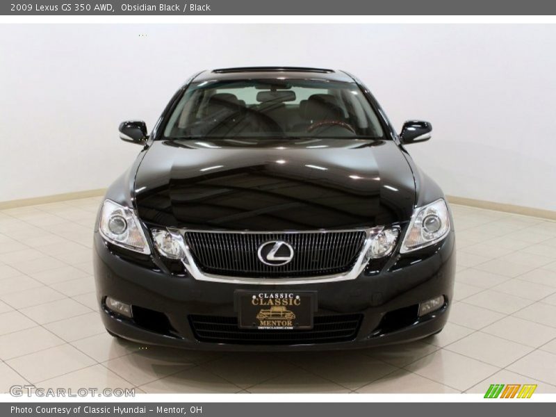 Obsidian Black / Black 2009 Lexus GS 350 AWD