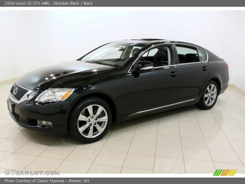 Obsidian Black / Black 2009 Lexus GS 350 AWD