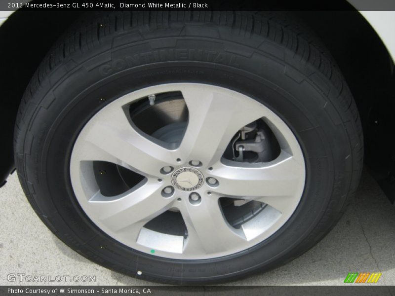 Diamond White Metallic / Black 2012 Mercedes-Benz GL 450 4Matic
