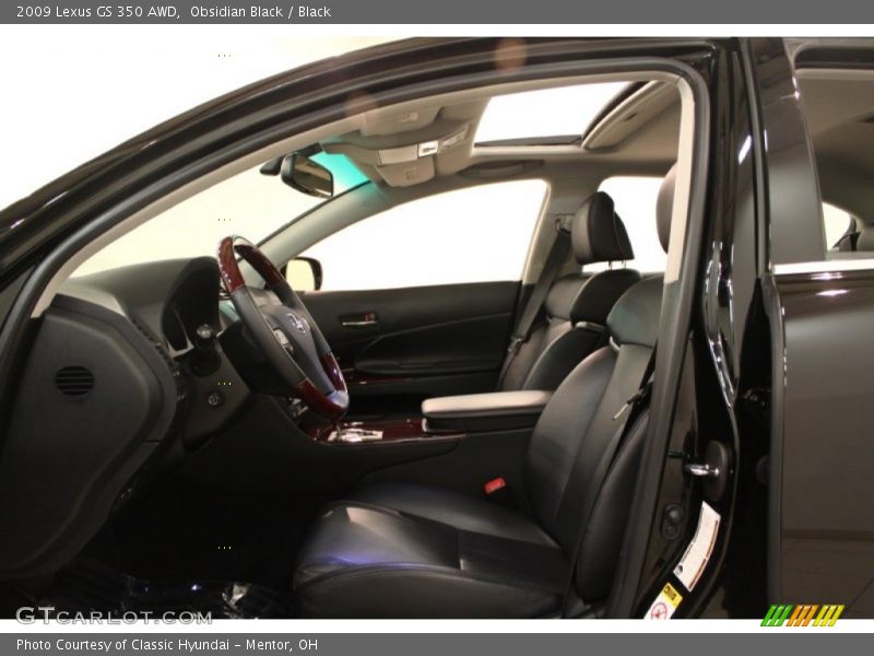 Obsidian Black / Black 2009 Lexus GS 350 AWD