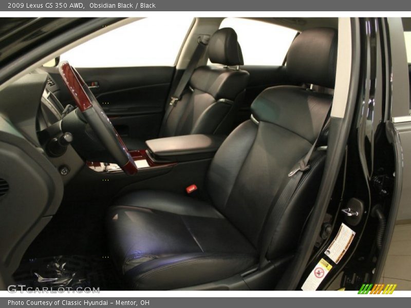 Obsidian Black / Black 2009 Lexus GS 350 AWD