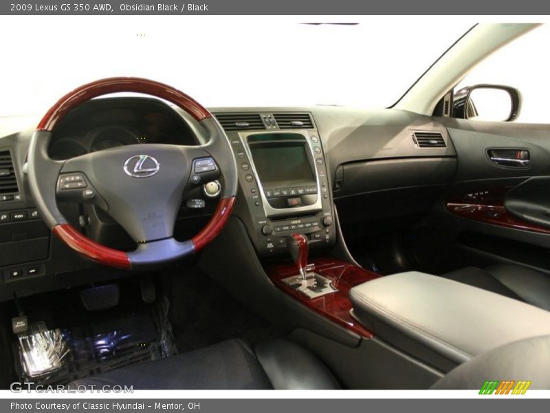 Obsidian Black / Black 2009 Lexus GS 350 AWD