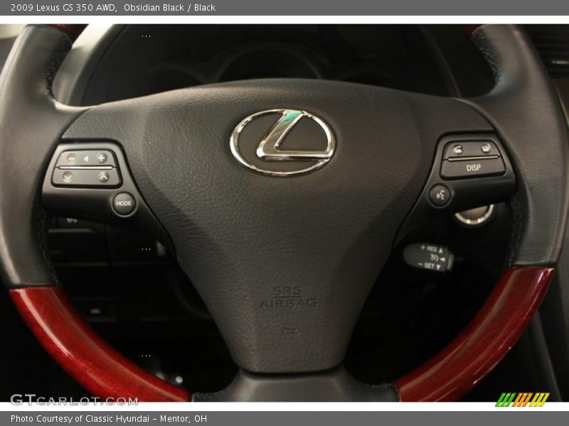Obsidian Black / Black 2009 Lexus GS 350 AWD