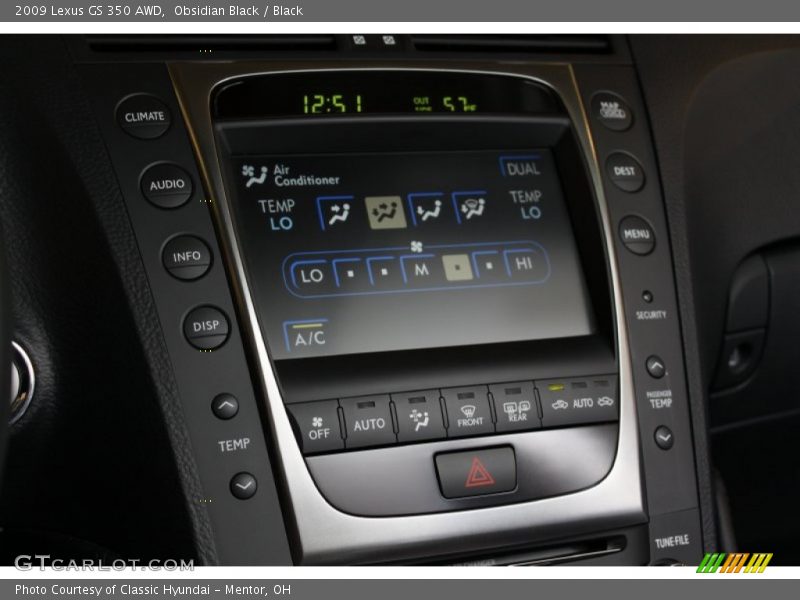 Obsidian Black / Black 2009 Lexus GS 350 AWD