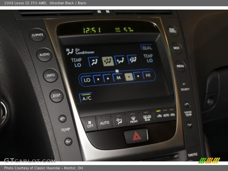 Obsidian Black / Black 2009 Lexus GS 350 AWD