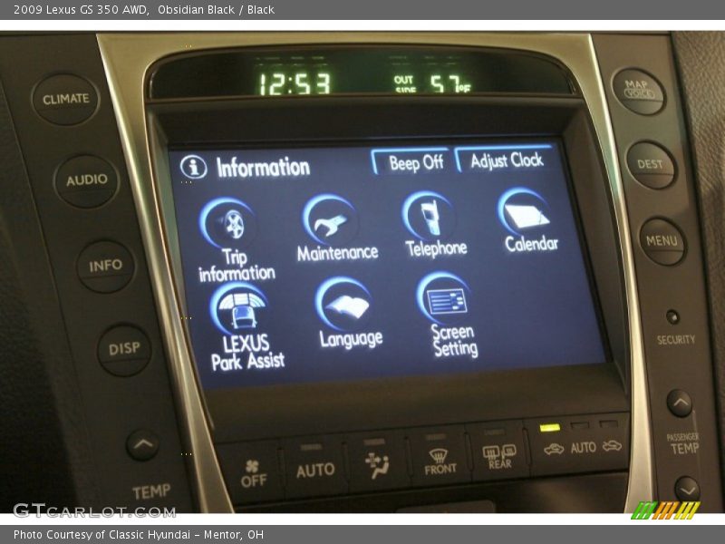 Obsidian Black / Black 2009 Lexus GS 350 AWD