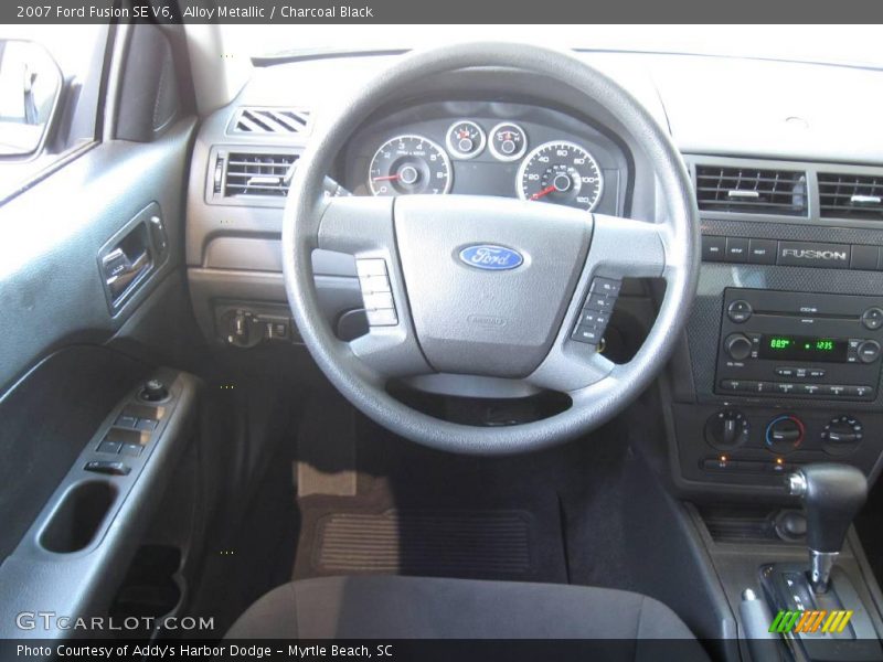 Alloy Metallic / Charcoal Black 2007 Ford Fusion SE V6