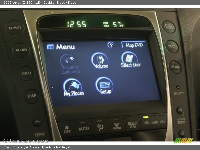 Obsidian Black / Black 2009 Lexus GS 350 AWD