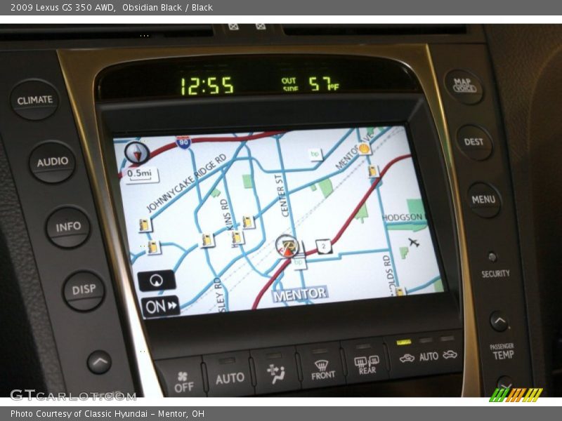 Obsidian Black / Black 2009 Lexus GS 350 AWD