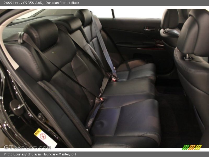 Obsidian Black / Black 2009 Lexus GS 350 AWD